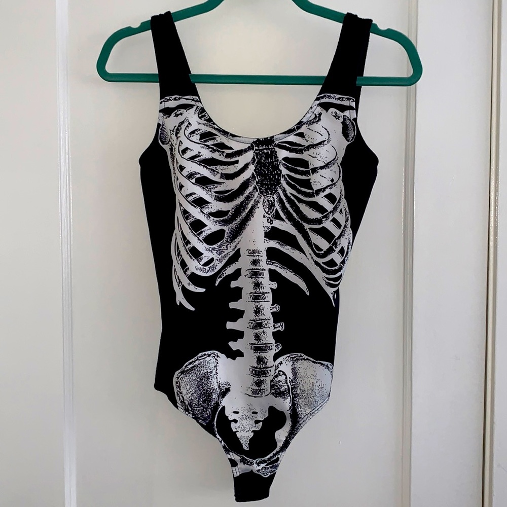 Skeleton bodysuit